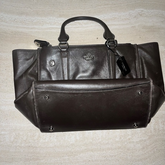 Coach Brown Satchel BB1184 Consignment item - Picture 4 of 6